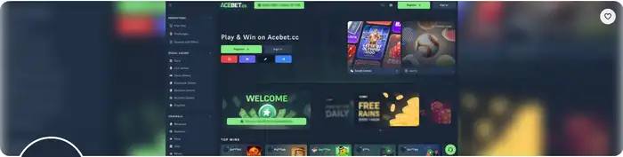 ShinyWilds Casino Megaways-sektion